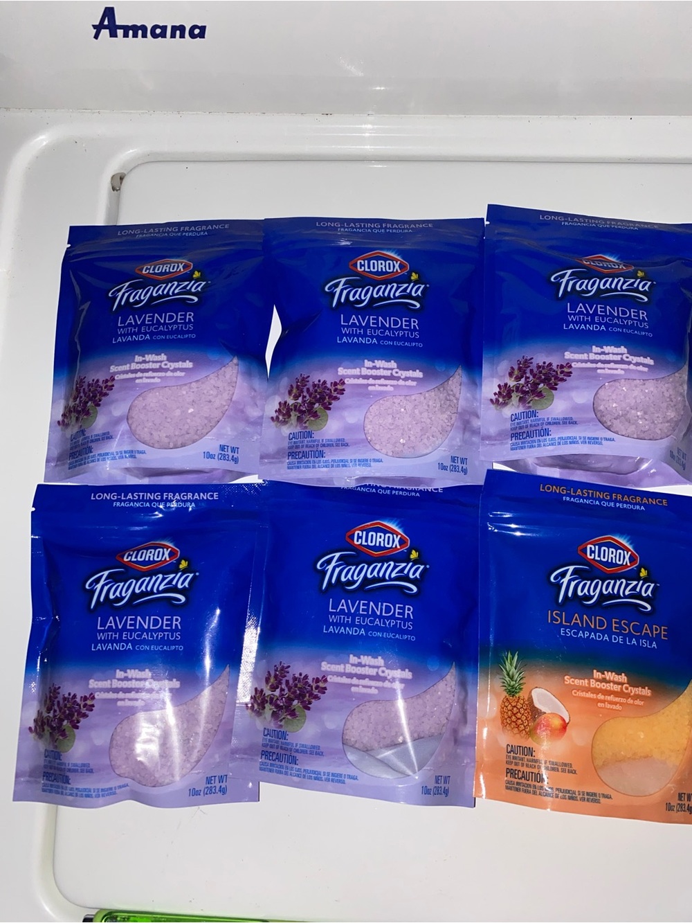 Clorox Fraganzia Lavender Scent Booster Crystals – Lavender 6 pack